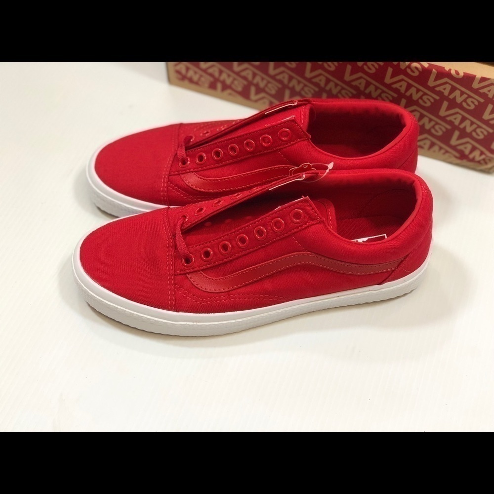 VANS Old Skool waffle Wall Racing Red/true Shoes 9 - Picture 10 of 14
